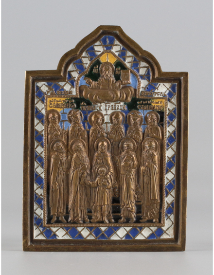 Икона Святые Кирик и Иулитта с избранными святыми - фото - 5