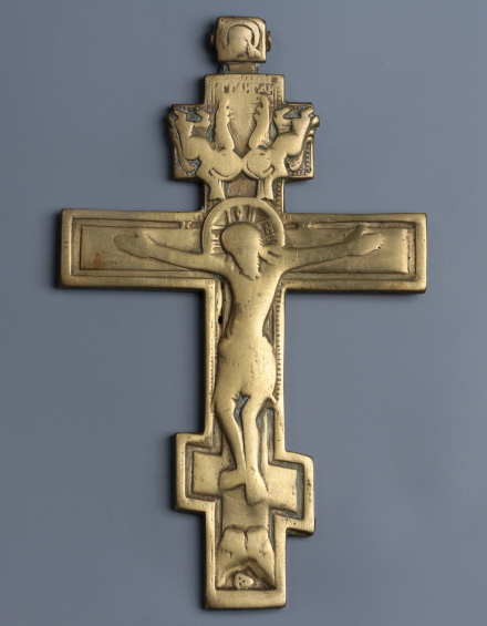 Крест меднолитое Распятие Христово - фото - 4